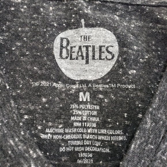 The Beatles Abby Road confetti print v-neck short sleeve t-shirt - Picture 2 of 4